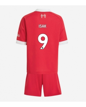 Billige Fotballdrakt Liverpool Alexander Isak #9 Replika Hjemmedraktsett Barn 2025-26 Kortermet (med bukser)